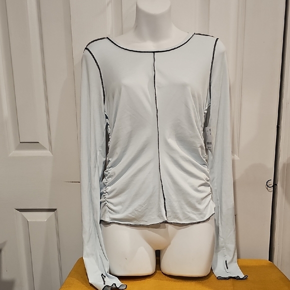 FP Movement Right On Run Long Sleeve Layer - Arctic Blue Sz Sm NWT - Picture 1 of 7
